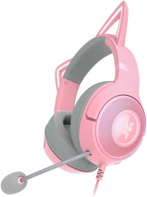 Наушники с микрофоном Razer Kraken Kitty V2 Quartz (RZ04-04730200-R3M1)