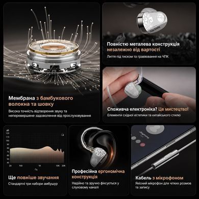 Навушники з мікрофоном Zhulinniao JingHong Z3 Type-C Black, На кабелі