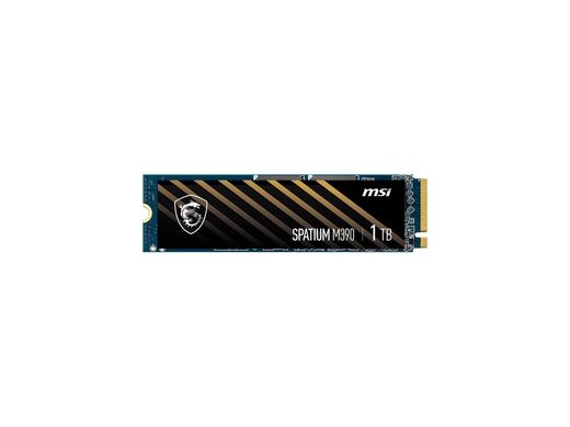 SSD MSI SPATIUM M390 1TB M.2 PCIe 3.0 x4 (S78-440L650-P83), Чорний