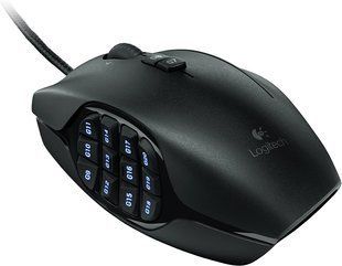Мышь Logitech G600 MMO Gaming Mouse Black (910-003623), 8200 dpi