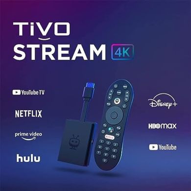 Tivo Stream 4K TV Box (IPA1104HDW-01), Черный