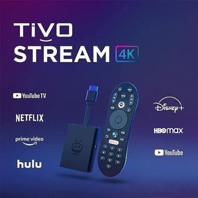 Tivo Stream 4K TV Box (IPA1104HDW-01), Чорний