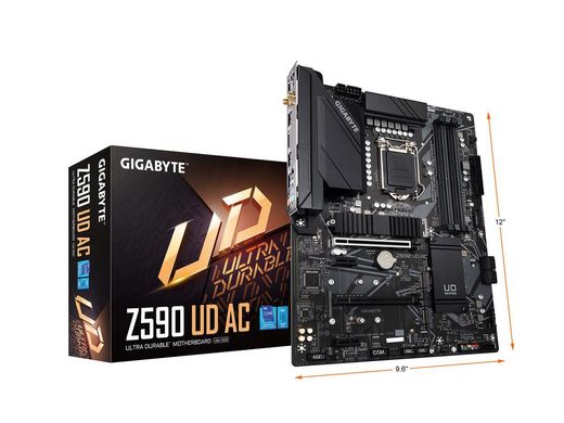 Материнская плата Gigabyte Z590 UD AC (s1200, Intel Z590, PCI-Ex16)
