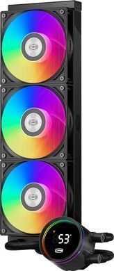 Водяне охолодження PCCooler DA360 Pro ARGB Digital BK (DA360Pro-BKAWXL-GL), В наявності
