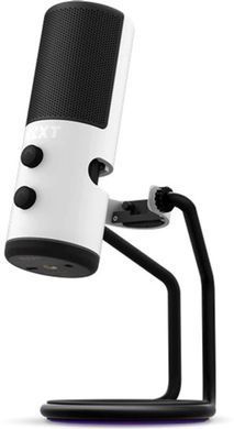 Микрофон для ПК/ для стриминга, подкастов NZXT Wired Capsule USB Microphone White (AP-WUMIC-W1)