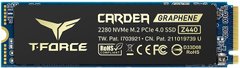 SSD TEAM T-Force CARDEA Zero Z440 2TB 3D TLC NAND M.2 NVMe PCIe Gen4 (TM8FP7002T0C311), Чорний