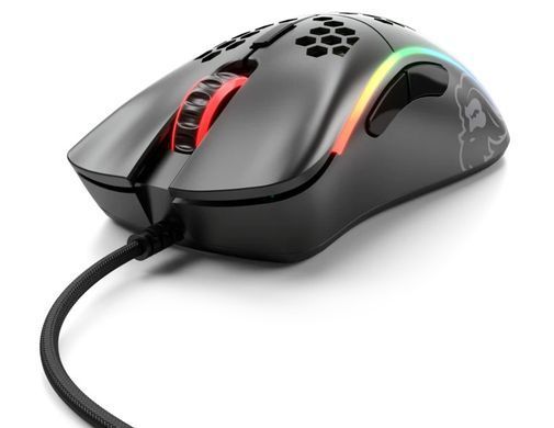 Миша Glorious Model D Minus Glossy USB Black (GLO-MS-DM-GB), 12000 dpi