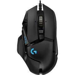 Миша Logitech G502 Gaming Mouse HERO High Performance Black (910-005470), Чорний, 16000 dpi