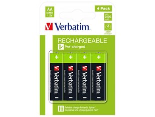 Аккумулятор Verbatim AA 2500mAh NiMH 4шт (49517)