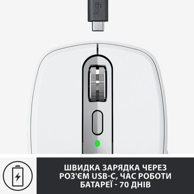 Миша Logitech MX Anywhere 3 for Mac Pale Gray (910-005991), 4000 dpi