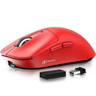 Миша бездротова ATTACK SHARK X3 PRO Red 4K PAW3395, 26000