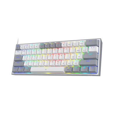 Клавиатура Redragon Fizz K616 Pro White-Gray RGB ENG, Белый-серый