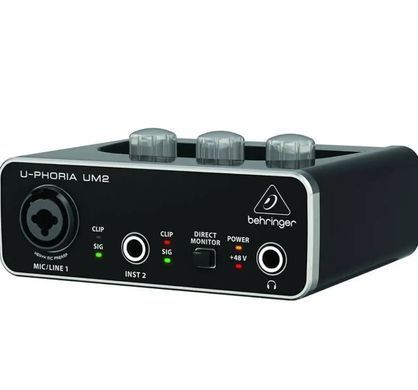 Комплект для звукозапису Behringer U-Phoria Studio