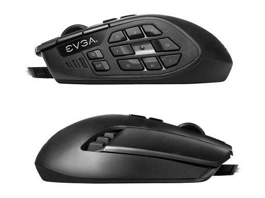 Мышь EVGA X15 MMO Black (904-W1-15BK-KR), Черный, 16000 dpi