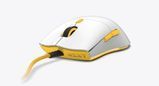 Мышь  NZXT LIFT Lightweight Ambidextrous White/Yellow (MS-1WRAY-WM), 16000 dpi
