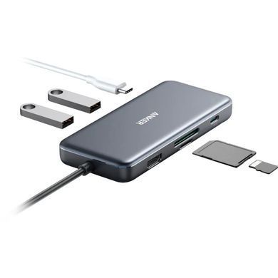 Мультипортовий адаптер Anker 7-in-1 USB-C Adapter Gray (A83460A3)