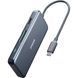 Мультипортовий адаптер Anker 7-in-1 USB-C Adapter Gray (A83460A3)