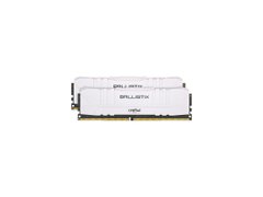 Оперативная память Crucial DDR4-3200 32768MB PC4-25600 (Kit of 2x16384) Ballistix White (BL2K16G32C16U4W), DDR4, 32 Гб, 2, Охлаждения модуля, Отсутствует