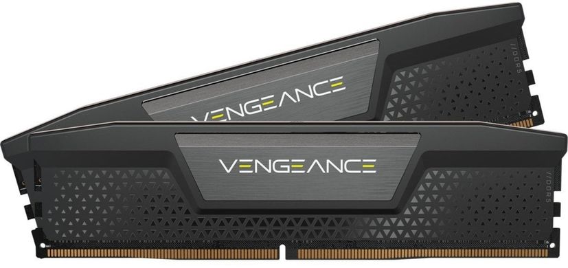 Corsair DDR5 32GB (2x16GB) 6000Mhz Vengeance Black (CMK32GX5M2B6000C40), DDR5, 32 Гб, 2, Охлаждения модуля, Отсутствует