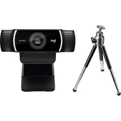 Веб-камера Logitech Webcam C922 PRO Stream 1080p (960-001087), Черный