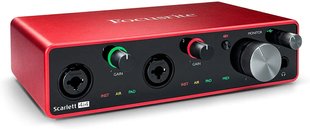 USB аудиоинтерфейс Focusrite Scarlett 4i4 3rd Gen