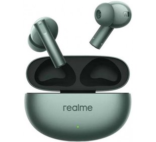 Навушники TWS realme Buds Air 6 Green, Вбудований в корпус