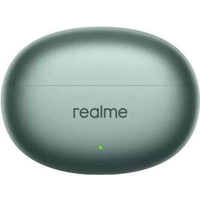 Навушники TWS realme Buds Air 6 Green, Вбудований в корпус