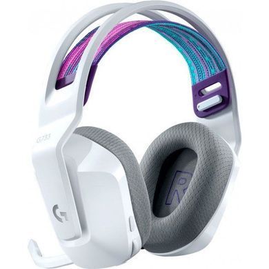 Наушники с микрофоном Logitech G733 Lightspeed Wireless RGB WHITE (981-000883)