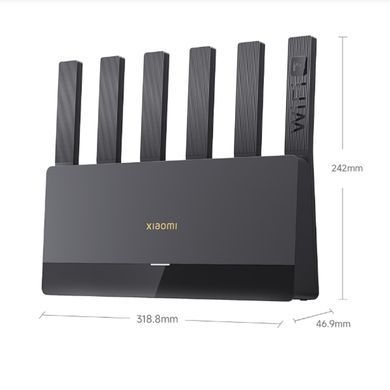 Wi-Fi роутер Xiaomi Router BE6500 Black