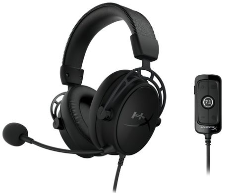 Наушники с микрофоном HyperX Cloud Alpha S Blackout (HX-HSCAS-BK/WW)