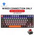 Клавіатура Machenike K500A-TKL 84Key, RED SWITCH, USB-A, EN/UKR, Grey/Black color, RGB (K500B84-RED)