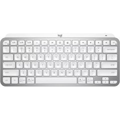 Клавиатура Logitech MX Keys Mini For Mac Wireless Illuminated Pale Grey us/ansi (920-010389), Серебристый