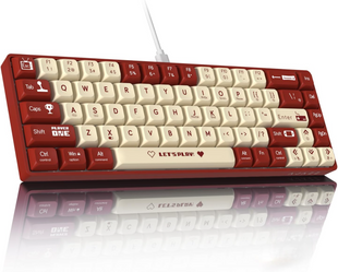 Клавиатура AJAZZ AK680 Wired Blue Switches Christmas Red ENG/UKR