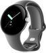 Смарт-годинник Google Pixel Watch Polished Silver Case/Charcoal Active Band