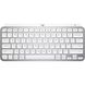 Клавіатура Logitech MX Keys Mini For Mac Wireless Illuminated Pale Grey us/ansi (920-010389), Сріблястий