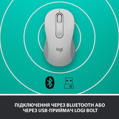 Мышь Logitech Signature M650 Wireless Mouse Off-White (910-006255), 4000 dpi