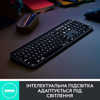 Клавіатура Logitech MX Keys for Mac Space Gray US ANSI (920-009558)