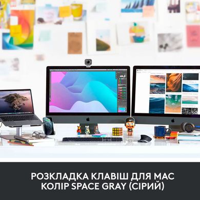 Клавіатура Logitech MX Keys for Mac Space Gray US ANSI (920-009558)