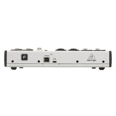 Микшерный пульт Behringer Flow 8, Всі канали з 4-смуговим еквалайзером та компресором, 2 FX та 2 моніторні посили, монітор та основні шини оснащені 9-смуговим еквалайзером та лімітером