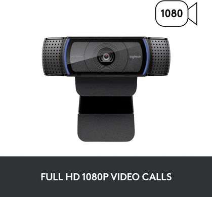 Веб-камера Logitech Webcam C920x PRO HD 1080p (960-001335) - Уценка, Черный