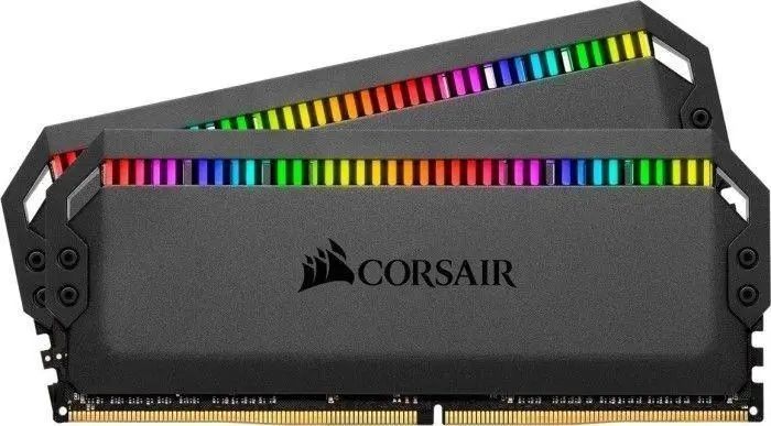 Пам'ять для настільних комп'ютерів Corsair 32 GB (2x16GB) DDR4 3600 MHz Dominator Platinum RGB (CMT32GX4M2Z3600C18), DDR4, 32 Гб, 2, Охолодження модуля, Присутня