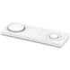 Мережевий, бездротовий зарядний пристрій Belkin BOOST CHARGE PRO 3-in-1 Wireless Charging Pad with MagSafe White (WIZ016vfWH)