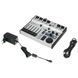 Микшерный пульт Behringer Flow 8, Всі канали з 4-смуговим еквалайзером та компресором, 2 FX та 2 моніторні посили, монітор та основні шини оснащені 9-смуговим еквалайзером та лімітером