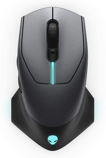 Мышь DELL Alienware AW610M Wired/Wireless Gaming Mouse (Dark Side of the Moon) (545-BBCI), 16000 dpi