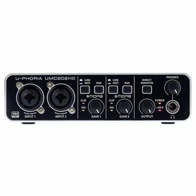 USB аудіоінтерфейс Behringer UMC202HD