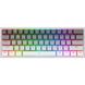 Клавіатура Redragon Fizz K617 Gray/Gray/White ENG/UKR (K617GGW-RGB), Сірий-Сірий-Білий, сірий-сірий-білий