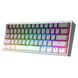 Клавіатура Redragon Fizz K617 Gray/Gray/White ENG/UKR (K617GGW-RGB), Сірий-Сірий-Білий, сірий-сірий-білий