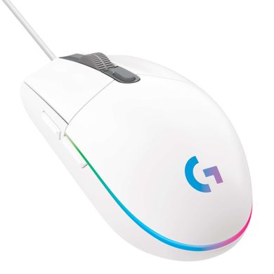 Мышь Logitech G102 Lightsync USB White (910-005824), Белый, 8000 dpi