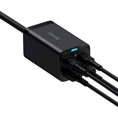 Мережевий зарядний пристрій Baseus GaN3 Pro 4 Ports Desktop Charger 100W Black (CCGP000101)