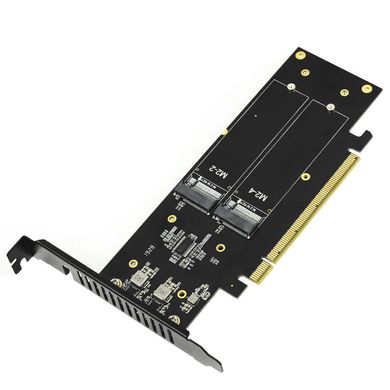 Адаптер JEYI iHyper m.2 X16 for 4X NVME PCIE3.0 GEN3 X16 4NVME RAID PCI-E Expansion Card
